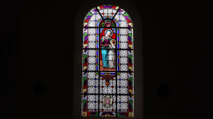 Sommerécourt, church - stained glass window (I)