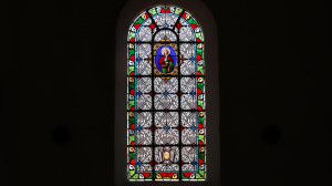 Sommerécourt, church - stained glass window (I)