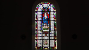 Sommerécourt, church - stained glass window (I)