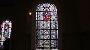 Sommerécourt, church - stained glass window (I)