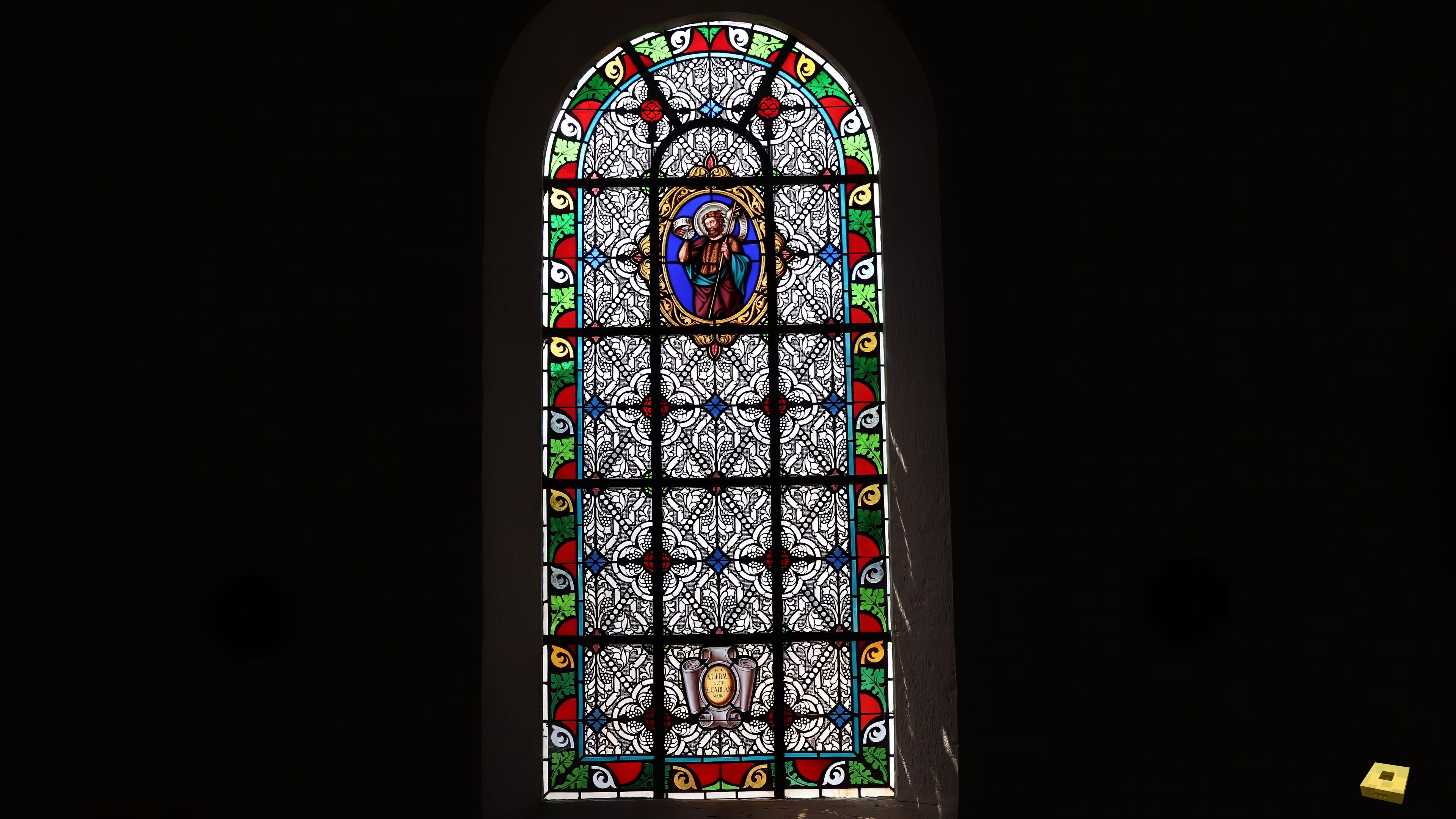 Sommerécourt, church - stained glass window (I)