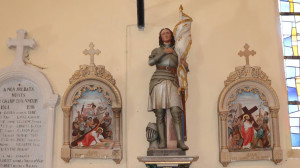 St Léger, church, Joan of Arc (S)