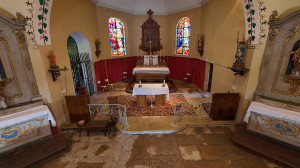 St Léger, church, panoramic (P)