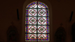 St Léger, stained glass window (I)