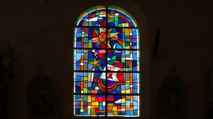 St Léger, stained glass window (I)