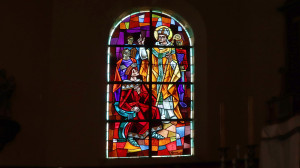St Léger, stained glass window (I)
