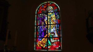 St Léger, stained glass window (I)