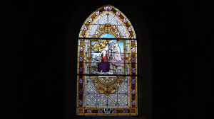 St Ouen, church - stained glass window (I)