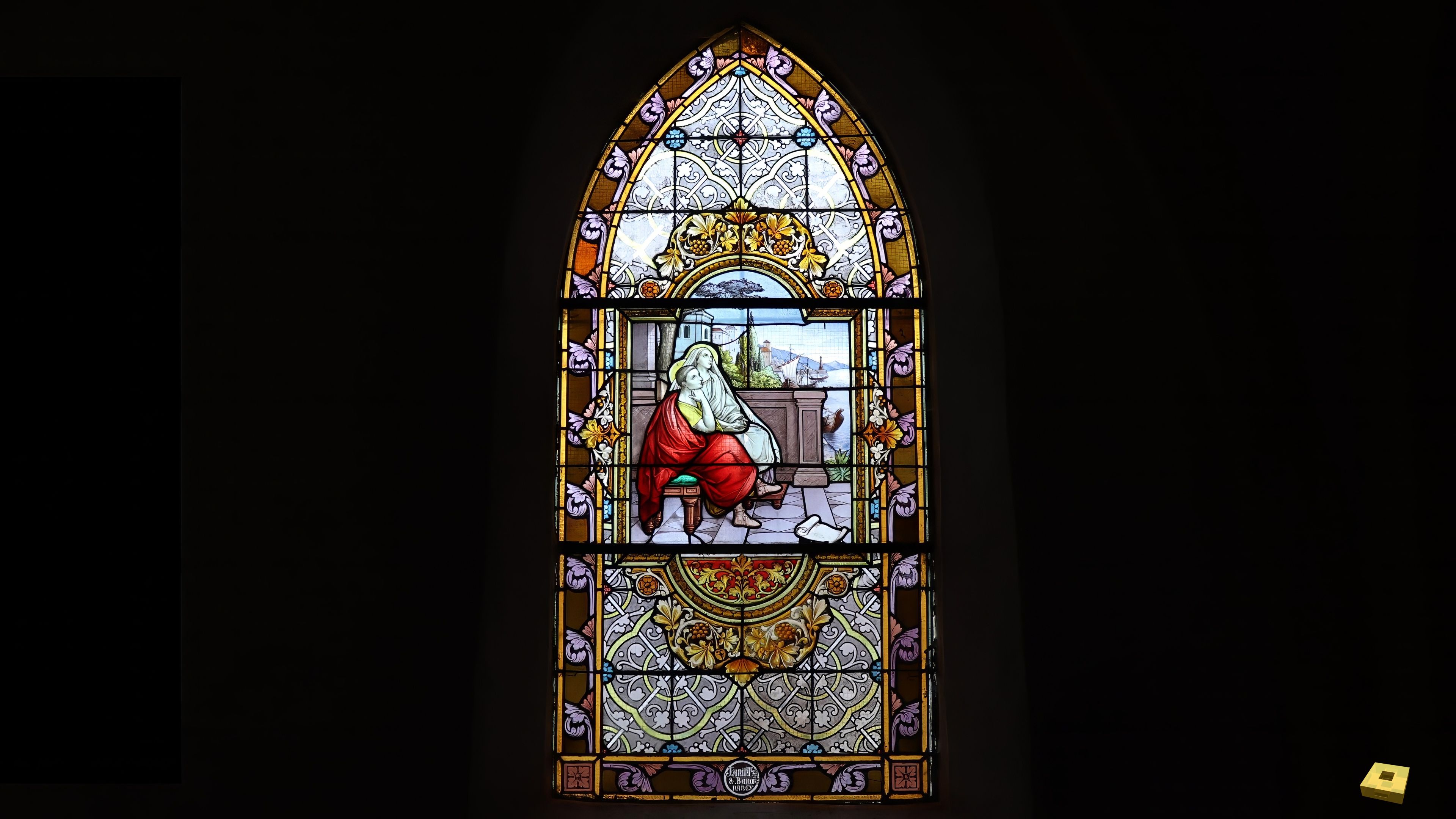St Ouen, church - stained glass window (I)