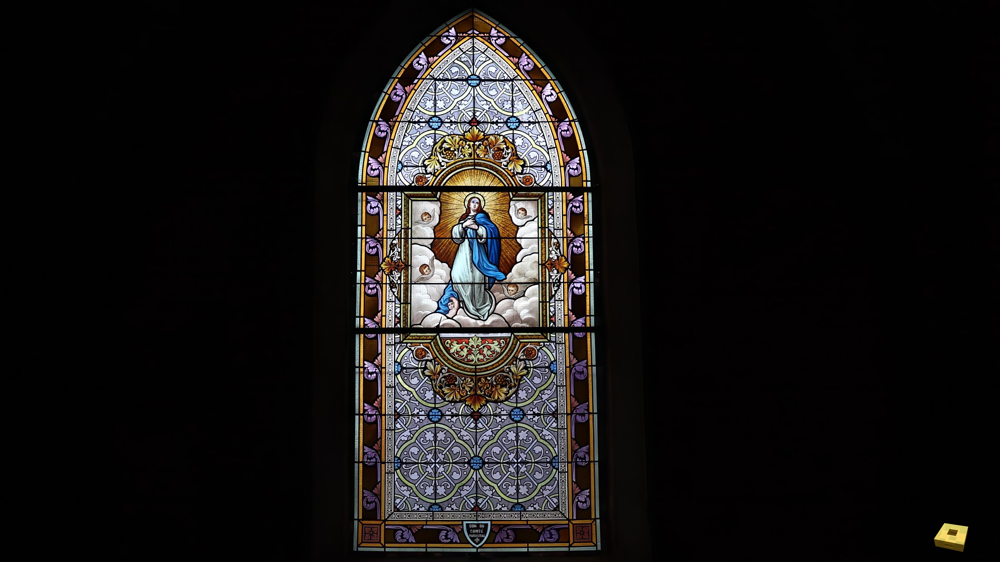 St Ouen, église - vitrail (I)