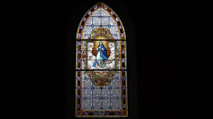 St Ouen, church - stained glass window (I)