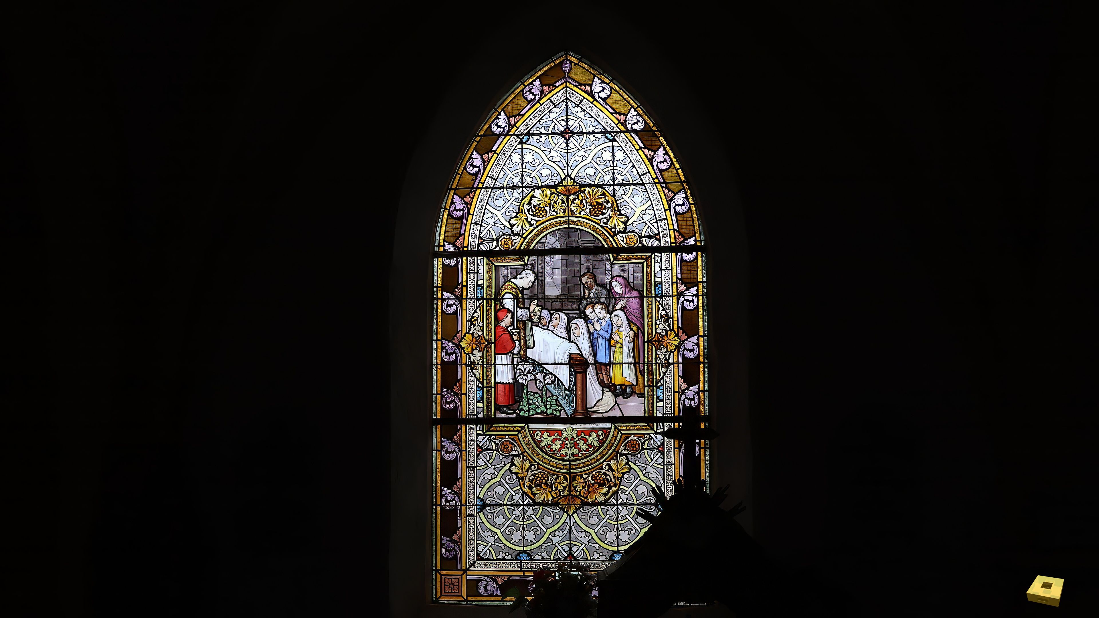 St Ouen, church - stained glass window (I)