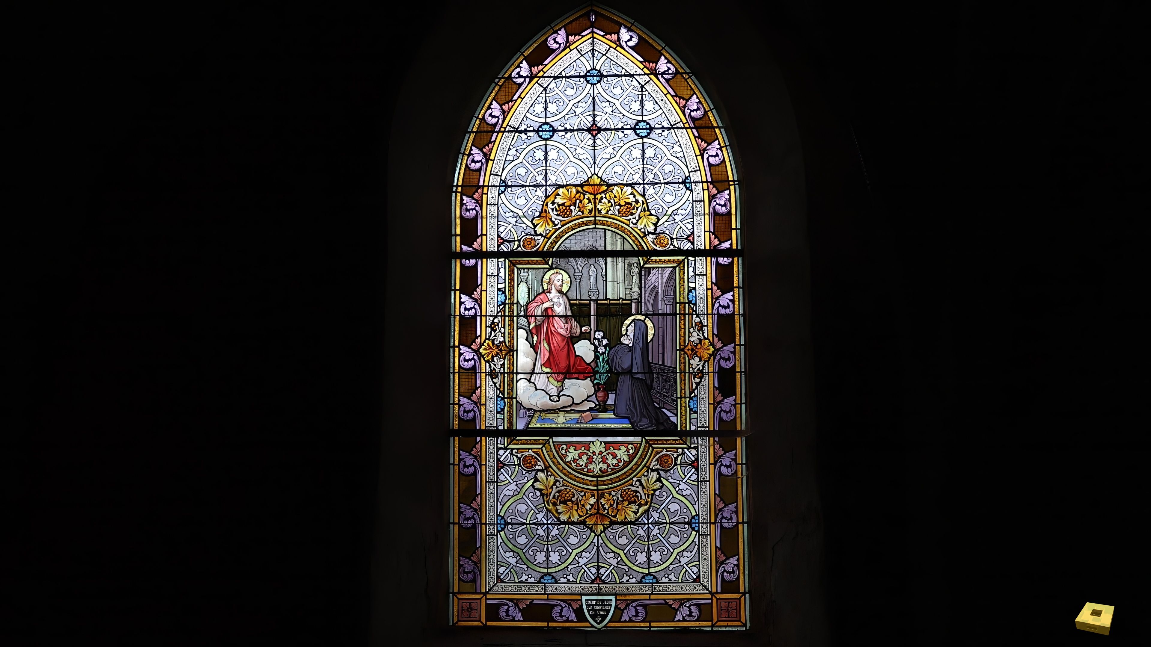 St Ouen, église - vitrail (I)