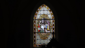 St Ouen, church - stained glass window (I)