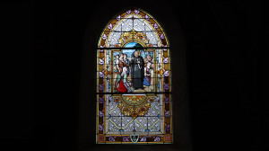 St Ouen, church - stained glass window (I)