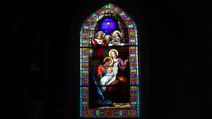St Ouen, church - stained glass window (I)