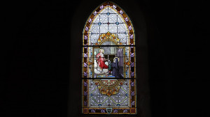 St Ouen, church - stained glass window (I)