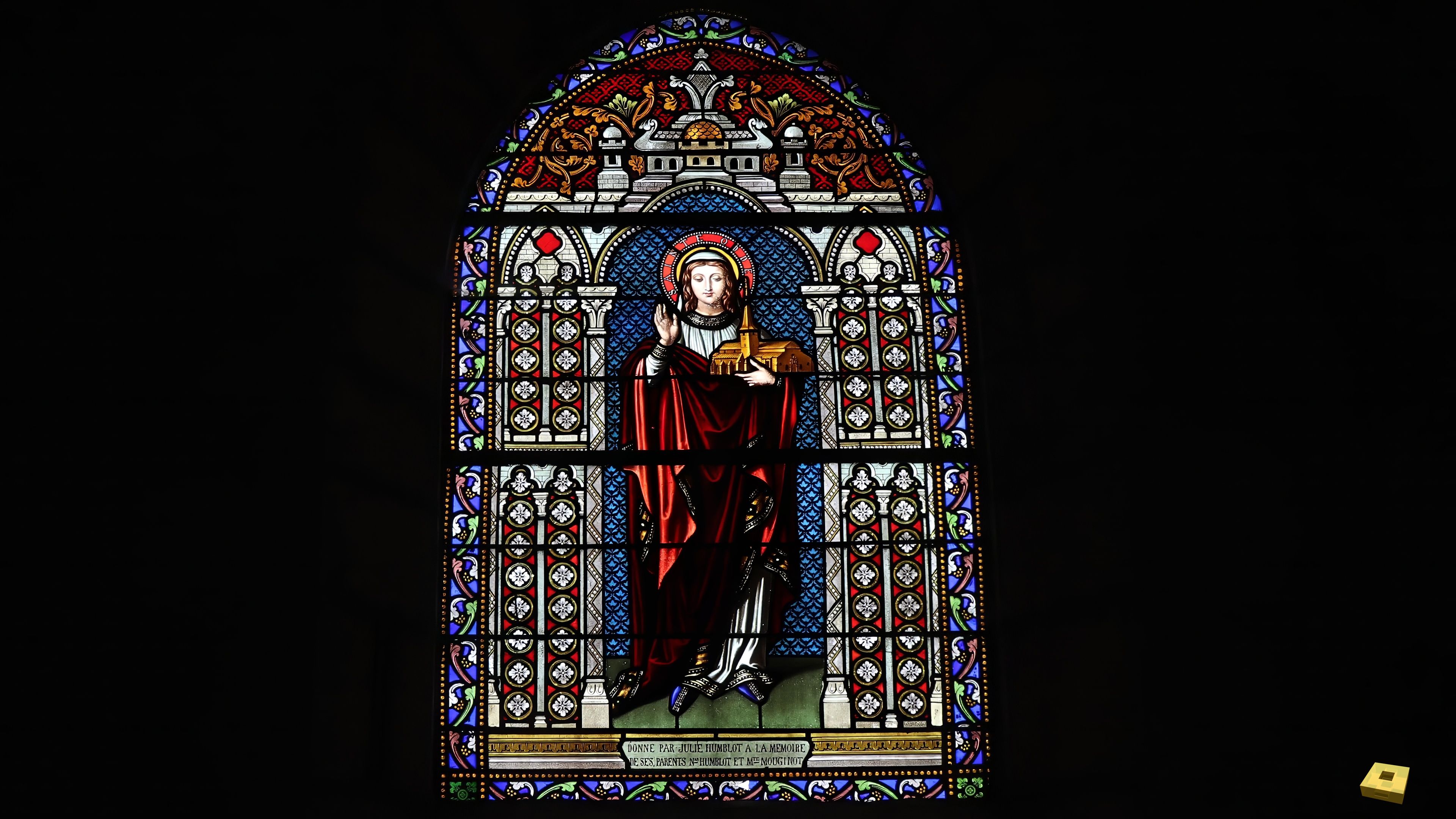 St Ouen, église - vitrail (I)