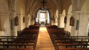 St Ouen, church - view of altar (S)