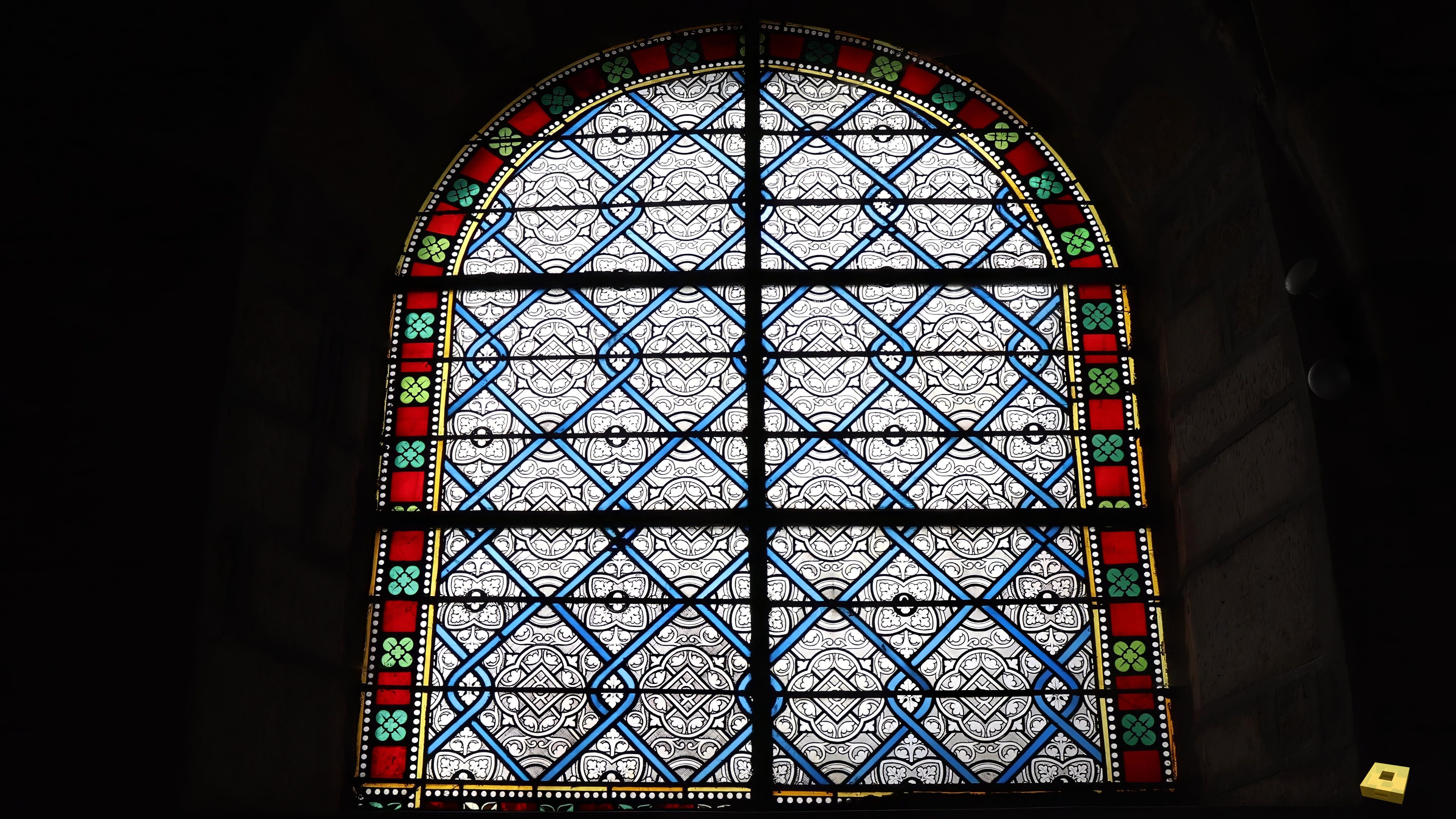 St Ouen, church - stained glass window (I)