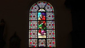 St Prancher, church - stained glass window (I)