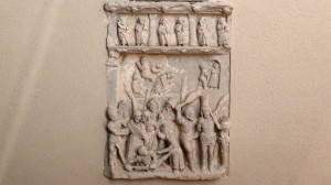 St Prancher, church - bas-relief (S)