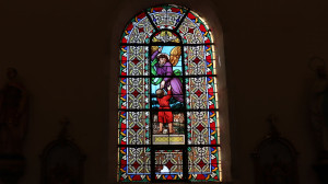 St Prancher, church - stained glass window (I)
