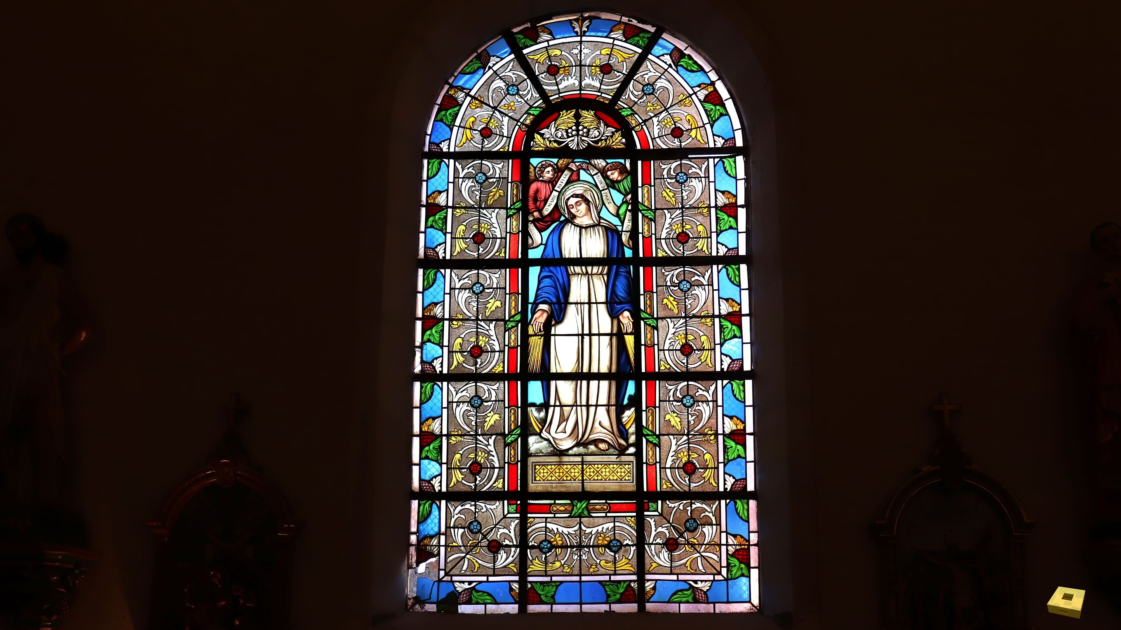 St Prancher, church - stained glass window (I)