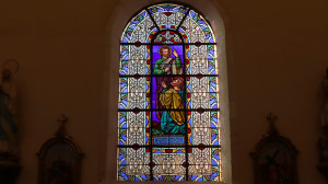 St Prancher, church - stained glass window (I)