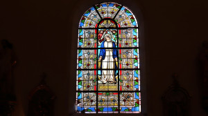 St Prancher, church - stained glass window (I)