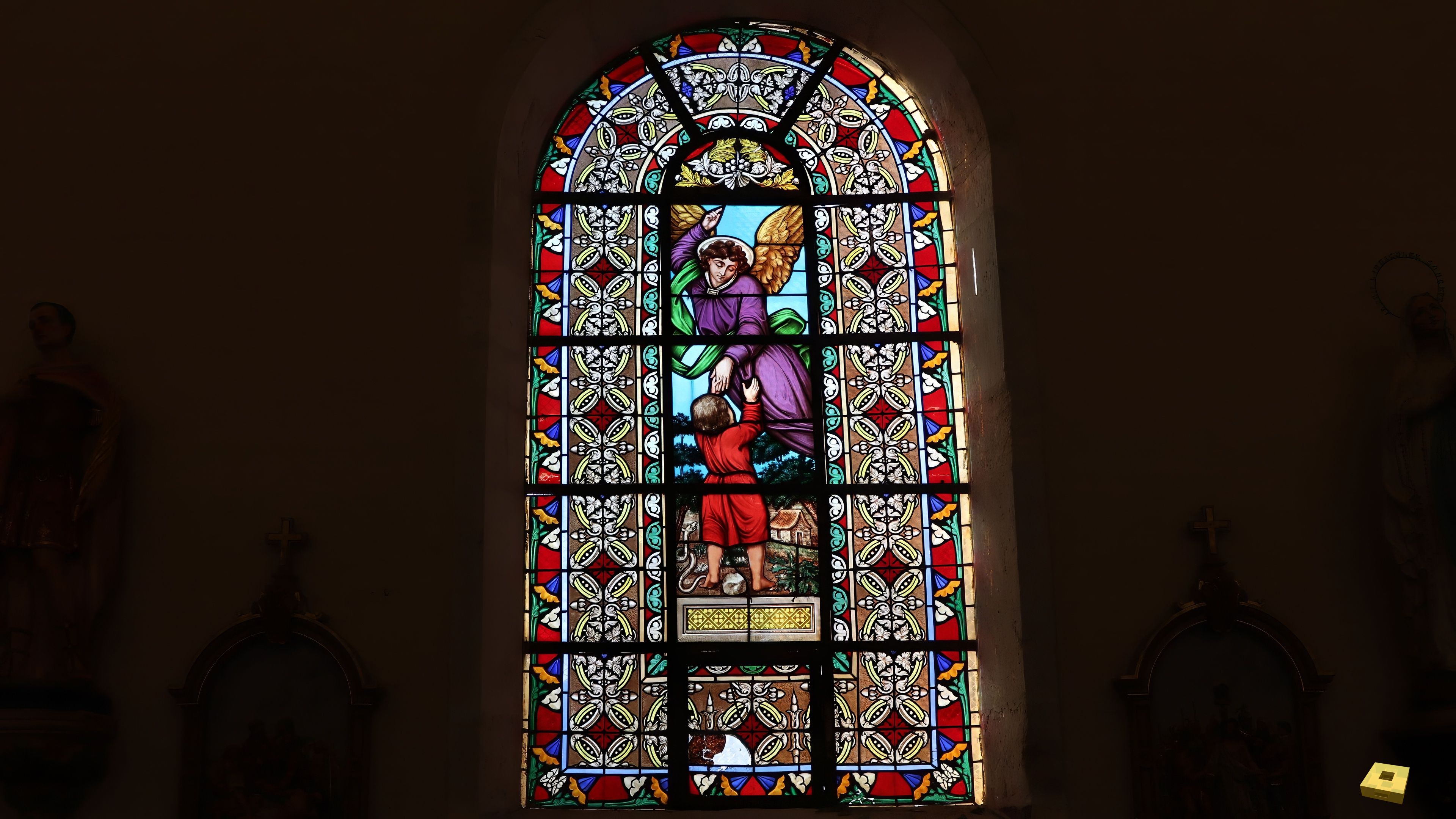 St Prancher, église - vitrail (I)