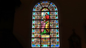 St Prancher, church - stained glass window (I)