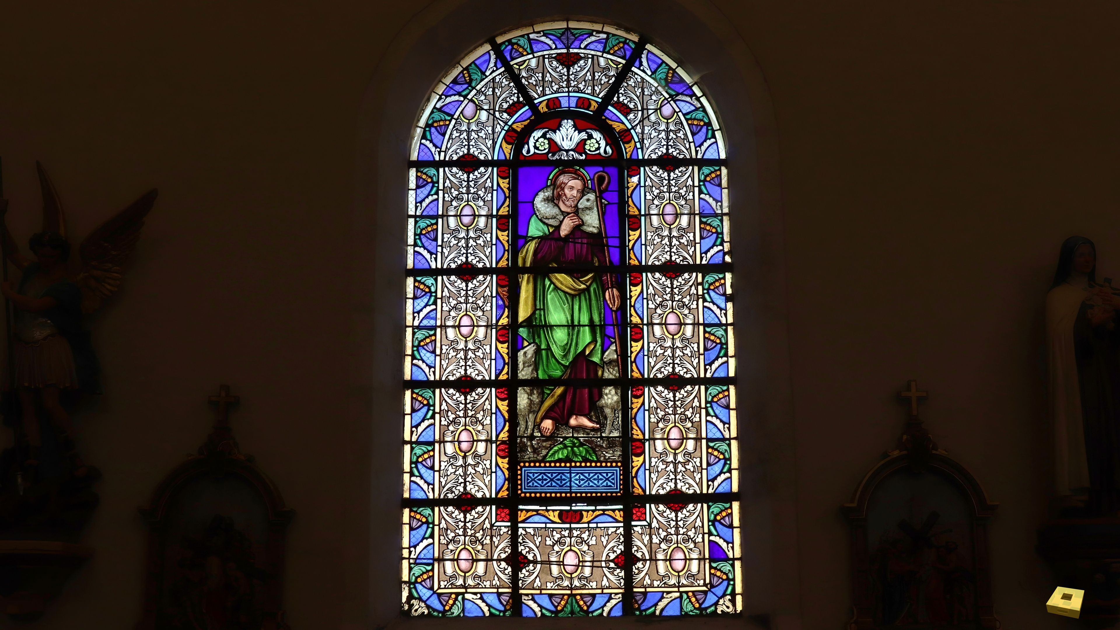 St Prancher, church - stained glass window (I)