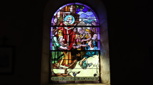 Tilleux, Kirche - Buntglasfenster (I)