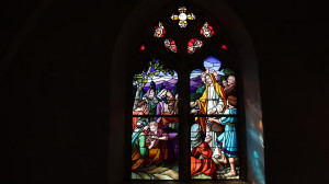 Tilleux, church - stained glass window (I)