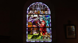 Tilleux, Kirche - Buntglasfenster (I)
