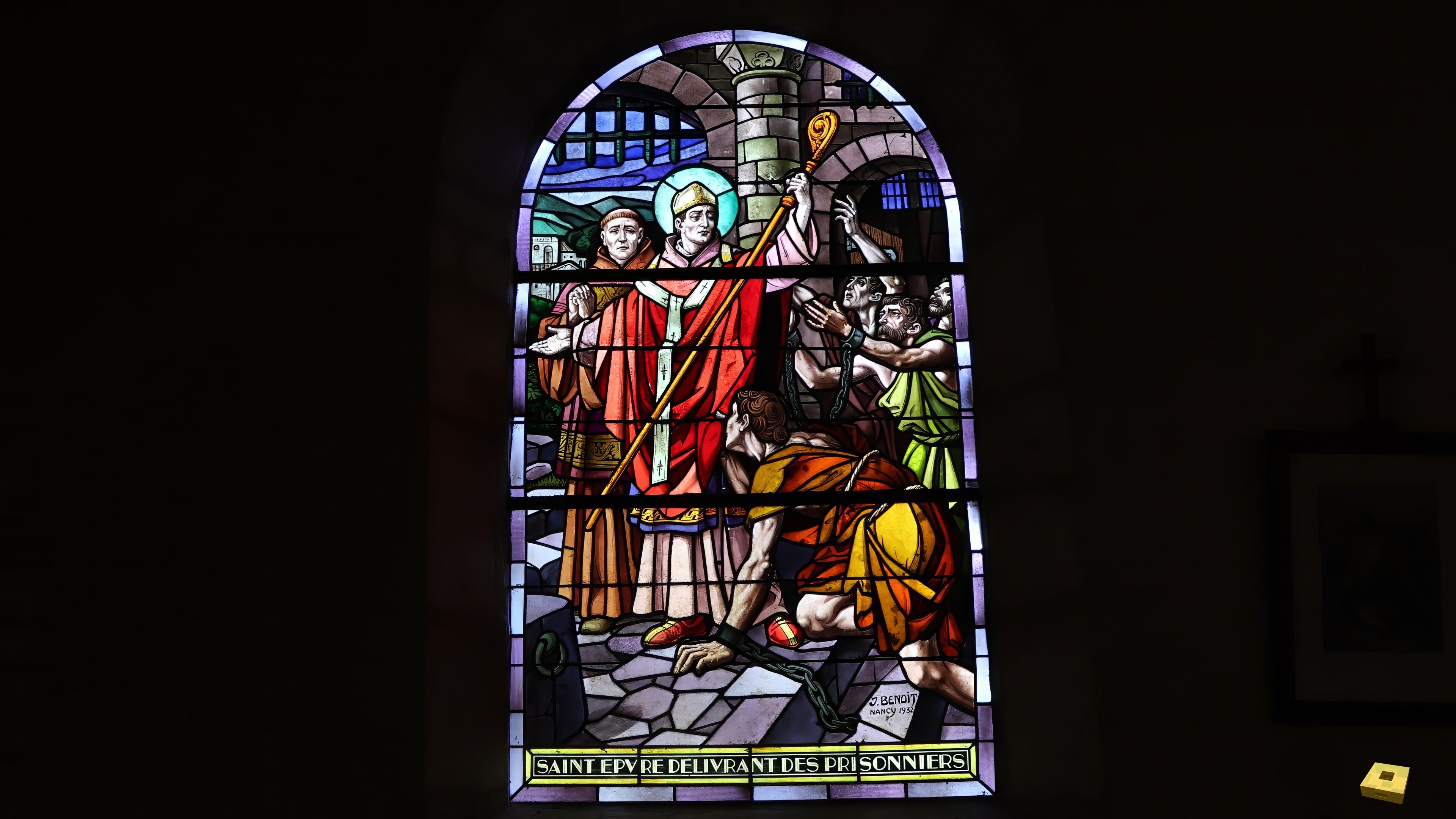 Tilleux, église - vitrail (I)
