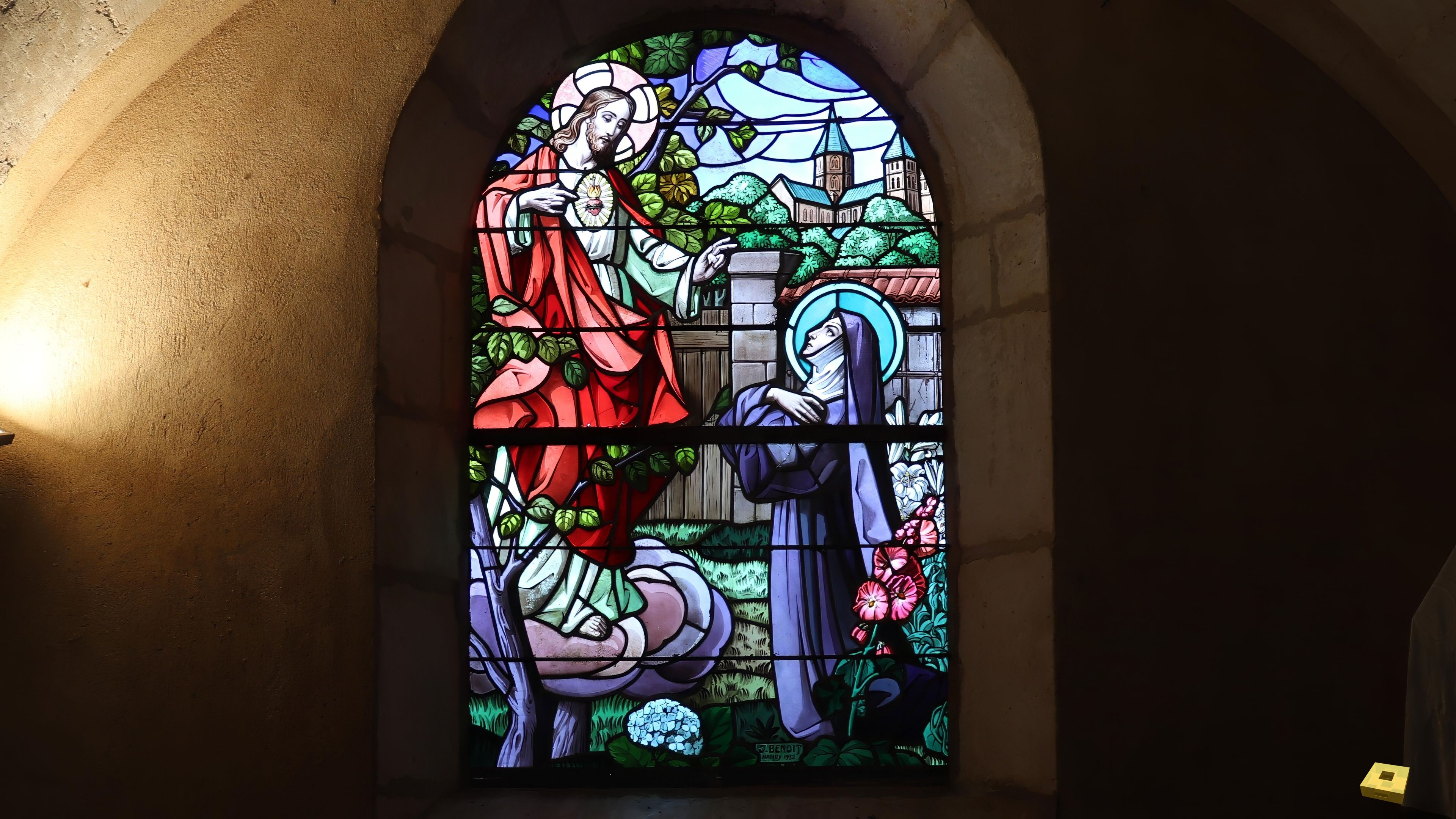 Tilleux, Kirche - Buntglasfenster (I)