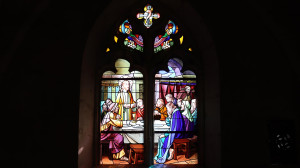 Tilleux, église - vitrail (I)