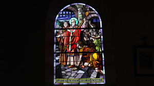Tilleux, Kirche - Buntglasfenster (I)