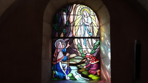Tilleux, église - vitrail (I)