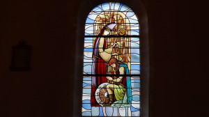 Tramont-L, église - vitrail (I)
