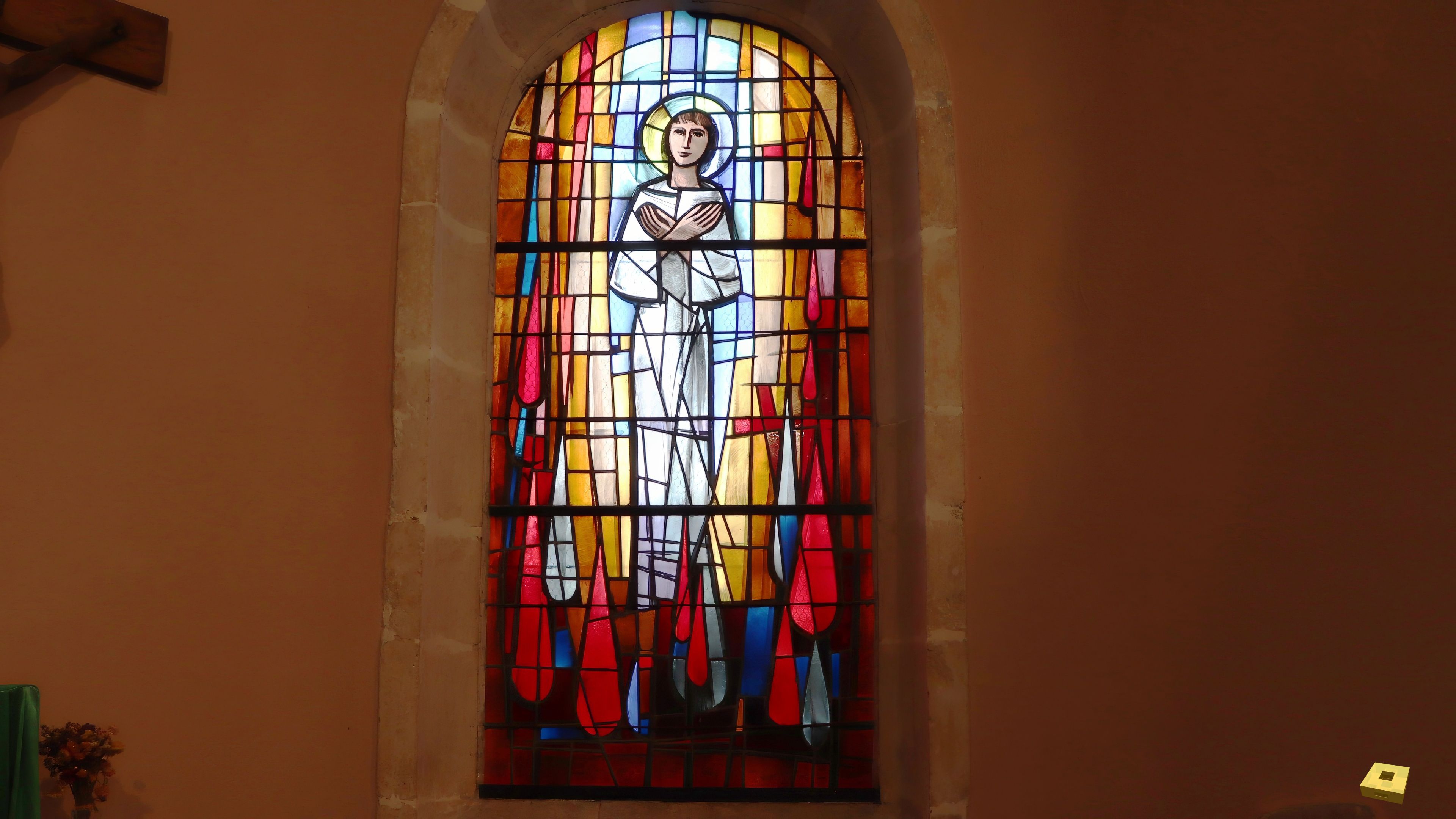 Tramont-L, église - vitrail (I)