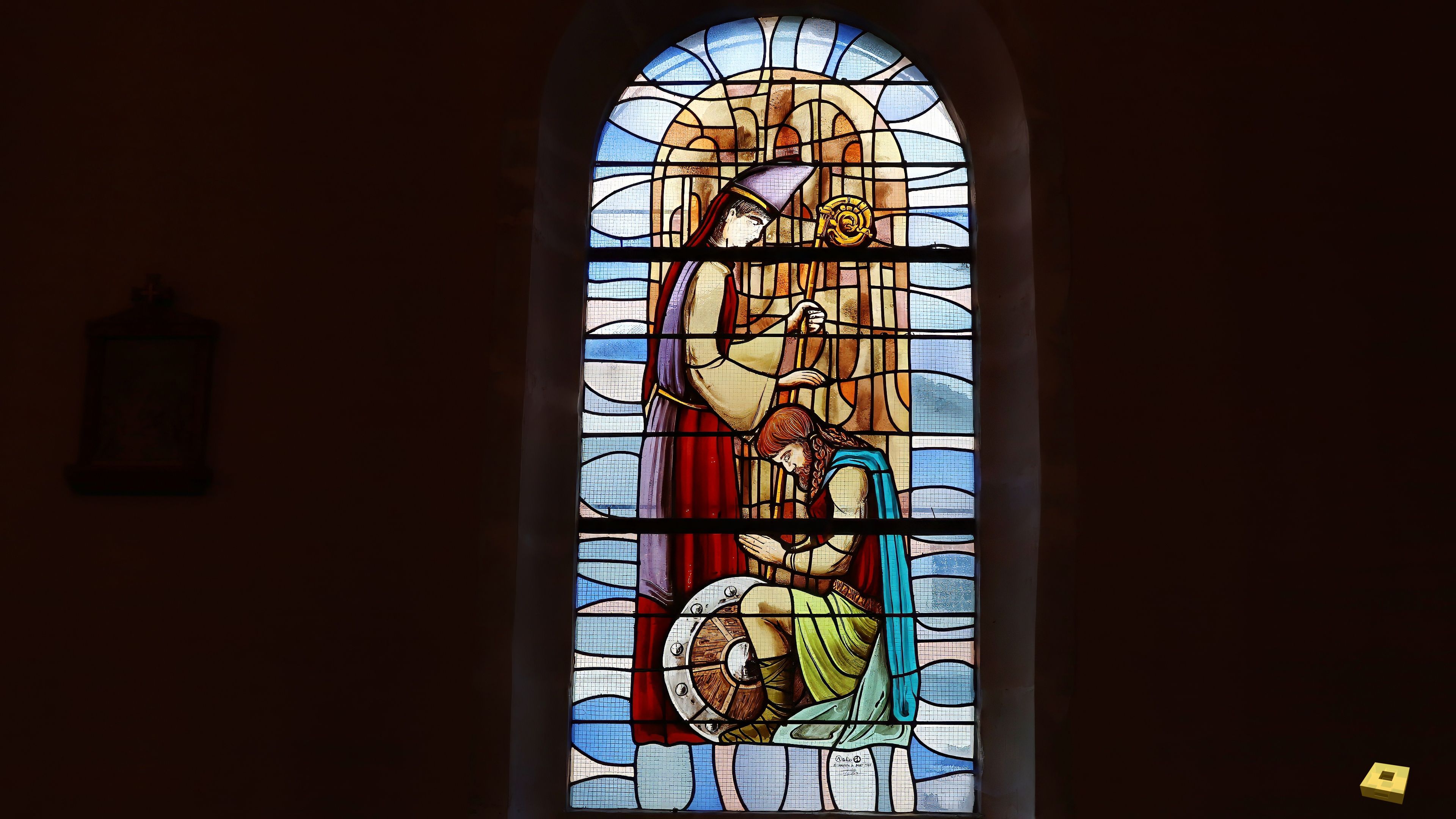 Tramont-L, Kirche - Buntglasfenster (I)