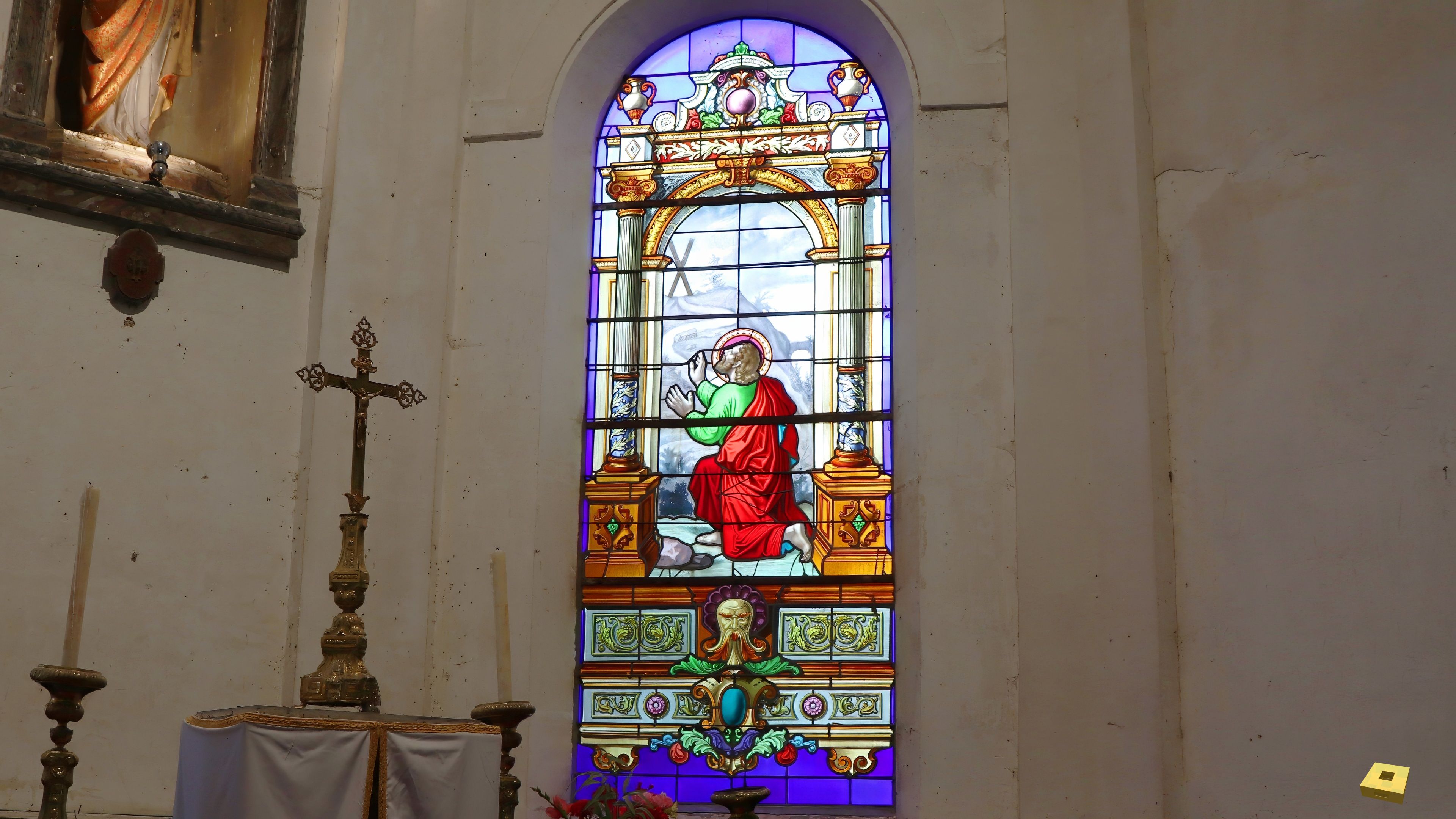 Tramont-S-A, Kirche - Buntglasfenster (I)