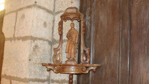 Urville, church - statue (S)
