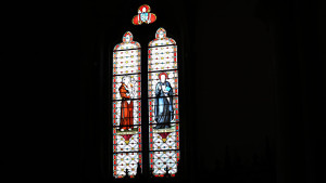 Viocourt, église - vitrail (I)