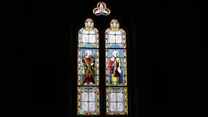 Viocourt, église - vitrail (I)