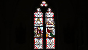 Viocourt, église - vitrail (I)