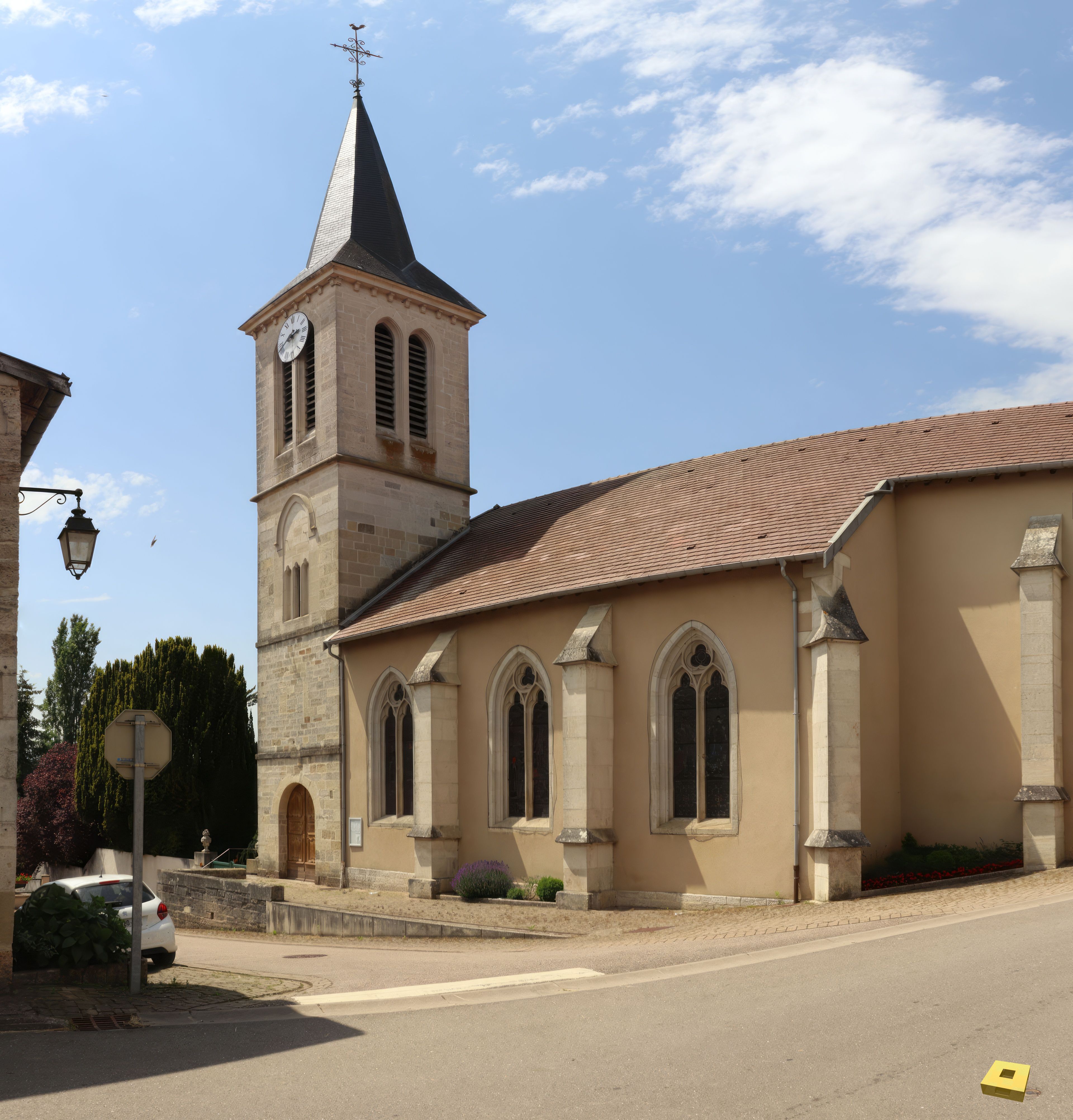 Viocourt, church - exterior (I)